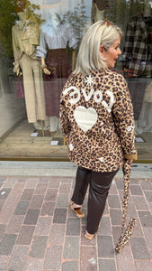 Vest/ leopard/ LOVE