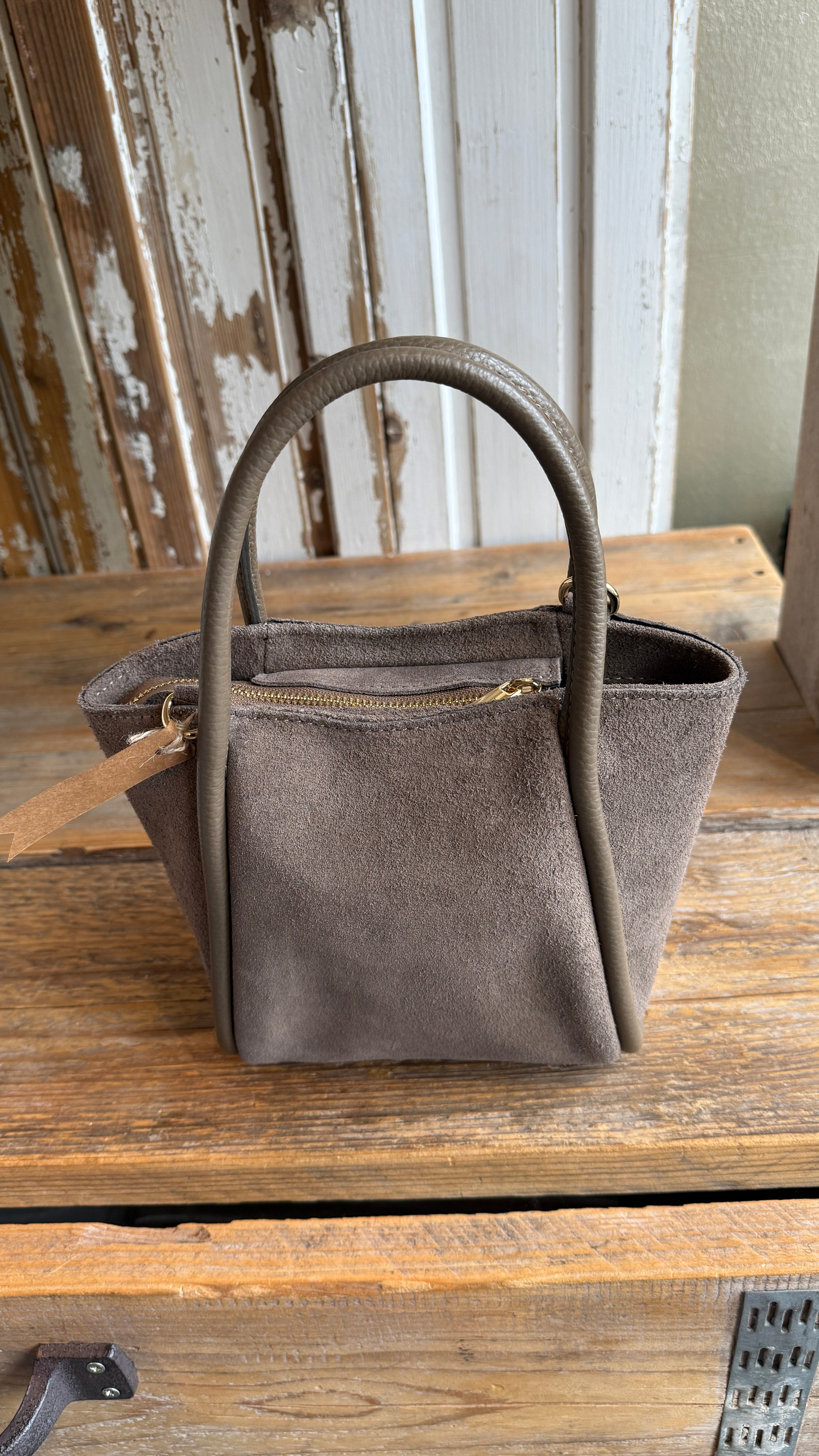Tas suède/ taupe/ANNIE