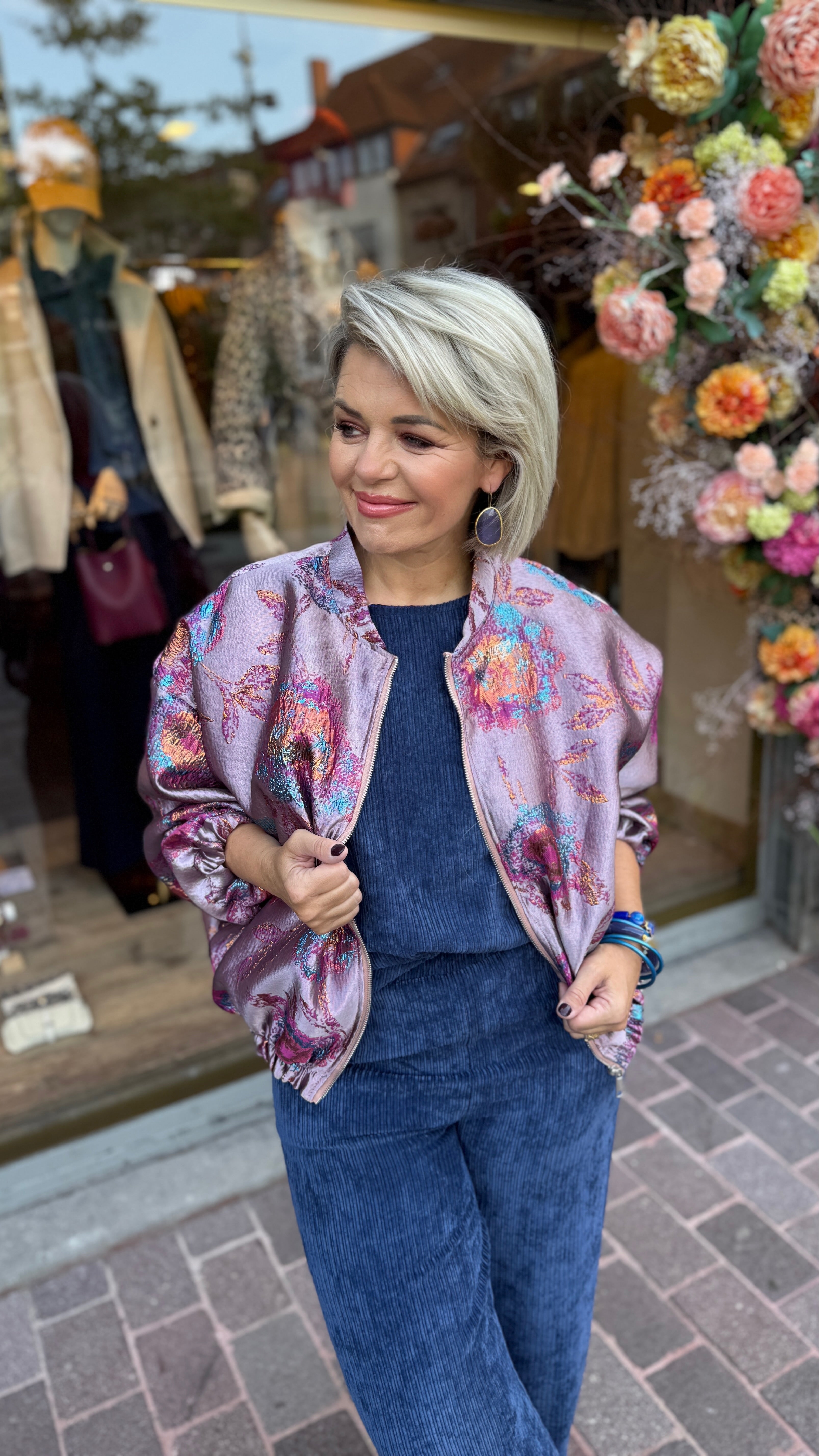 Bomber KIM/oud roze