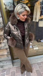 Afbeelding in Gallery-weergave laden, Jas/ brons/ELFI
