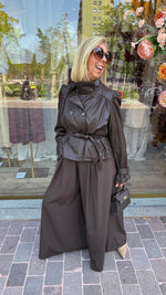 Afbeelding in Gallery-weergave laden, Jas/ lederlook/ bruin/ LOLO
