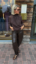 Afbeelding in Gallery-weergave laden, Hemd/ ruit/ strik/ LEA
