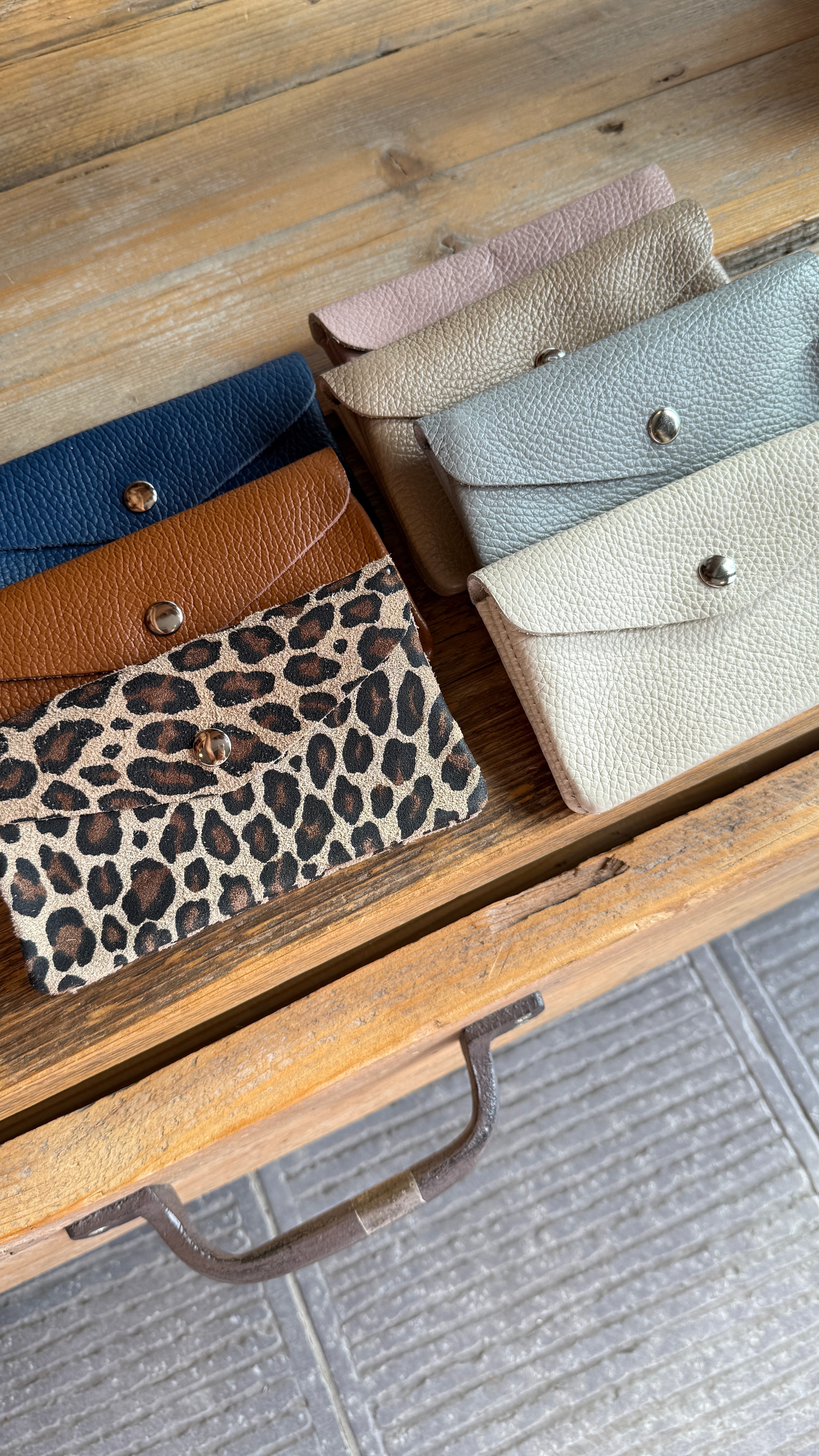 Portemonnee/ leder/ PETE