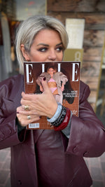 Afbeelding in Gallery-weergave laden, Lederlook jas/ bordeaux/LIES
