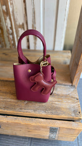 Bag charm/ leder/ GASTON