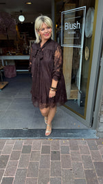 Afbeelding in Gallery-weergave laden, Jurk/ kant/ JULIETTE
