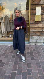 Afbeelding in Gallery-weergave laden, Trui/ bordeaux-blauw/MILLE
