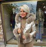 Afbeelding in Gallery-weergave laden, Jas/ goud/ ELFI

