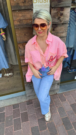 Afbeelding in Gallery-weergave laden, Gestreept hemd/ love
