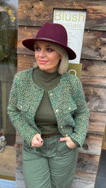 Afbeelding in Gallery-weergave laden, Tweed look jas/ ALISÉE

