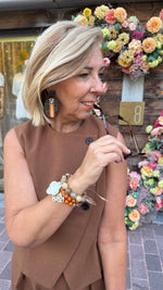 Afbeelding in Gallery-weergave laden, Gilet/camel/ NOOR
