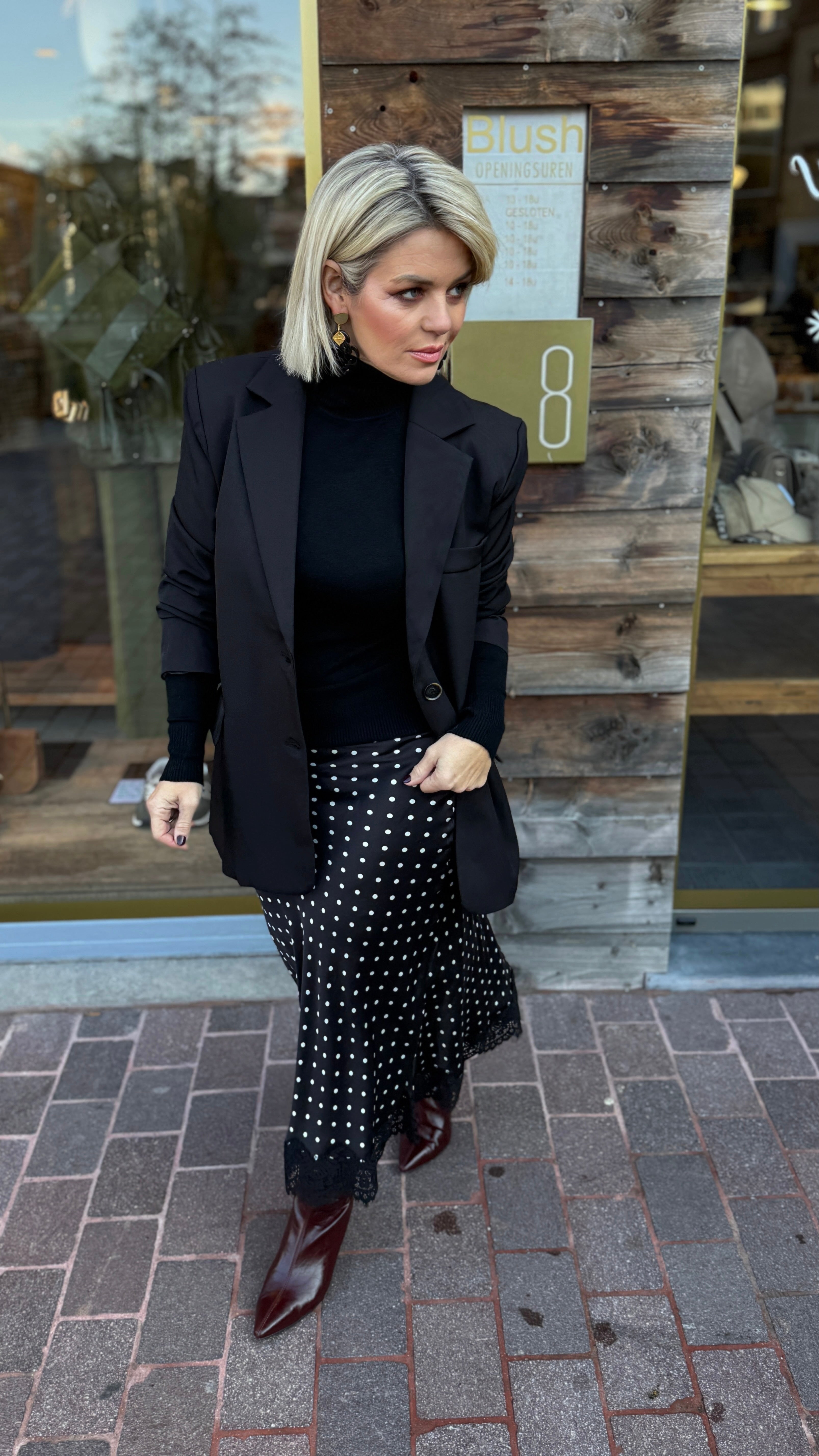 Oversized blazer zwart/JACKY