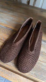 Afbeelding in Gallery-weergave laden, Schoen/ brons/ lurexdraad/ JAMIE

