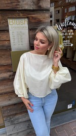 Afbeelding in Gallery-weergave laden, Blouse/vlindermouw/ JUSTINE
