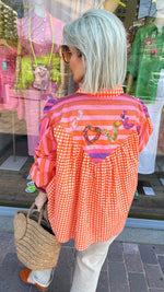 Afbeelding in Gallery-weergave laden, Hemd/ patchwork/ oranje
