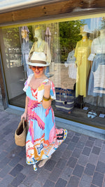 Afbeelding in Gallery-weergave laden, Maxidress/palmboom/ SANTA AURELIA
