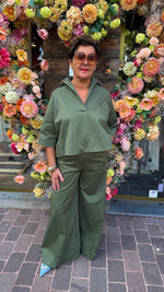 Afbeelding in Gallery-weergave laden, Broek/ groen/LAO/BLACK ROSE
