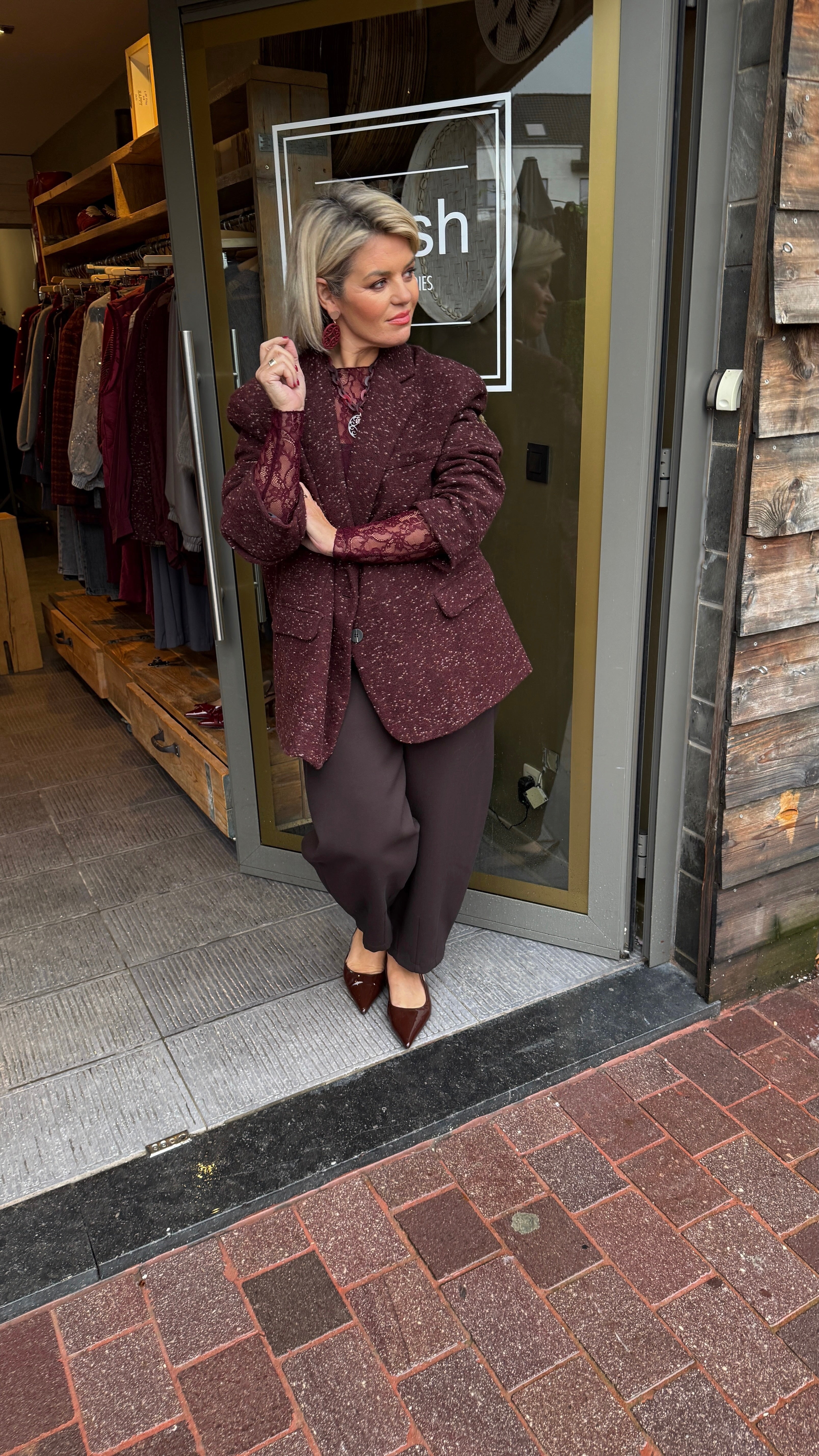 Blazer/ bordeaux/ NONA