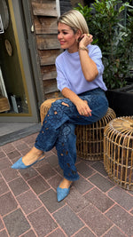 Afbeelding in Gallery-weergave laden, Jeans broderie/ LIA
