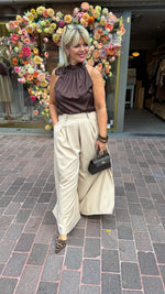 Afbeelding in Gallery-weergave laden, Top/ chocolade bruin/LAURI
