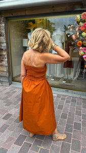 Strapless jurk/JULIETTE