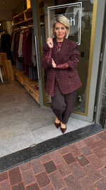 Afbeelding in Gallery-weergave laden, Blazer/ bordeaux/ NONA
