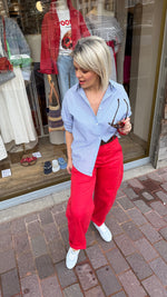 Afbeelding in Gallery-weergave laden, Hemd hart/ blauw/ GEMMA
