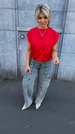 Afbeelding in Gallery-weergave laden, T-shirt/ elastiek/ESTÉE/
