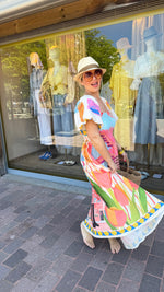 Afbeelding in Gallery-weergave laden, Maxidress/palmboom/ SANTA AURELIA
