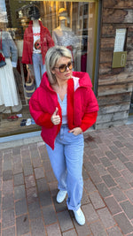 Afbeelding in Gallery-weergave laden, Bodywarmer/rood/LAURÈL
