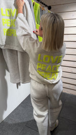Afbeelding in Gallery-weergave laden, Jogging: set/ broek+ sweater/ JEANY
