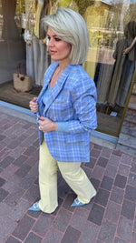 Afbeelding in Gallery-weergave laden, Blazer ruit/JUSTINE
