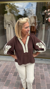 Blouse/ print/EMMA