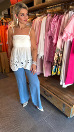 Afbeelding in Gallery-weergave laden, Top/ broderie/ GERMAINE
