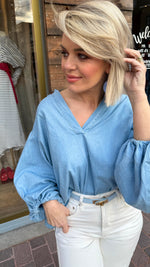 Afbeelding in Gallery-weergave laden, Blouse/ ballonmouw/ PIEN
