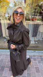 Afbeelding in Gallery-weergave laden, Jas/ lederlook/ bruin/ LOLO
