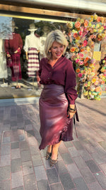 Afbeelding in Gallery-weergave laden, Vegan leather rok/ JASPRE/ NEVER FULLY DRESSED
