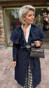Trenchcoat jeans/ lang/ HARVEY
