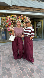 Broek wide leg/JUSTINE