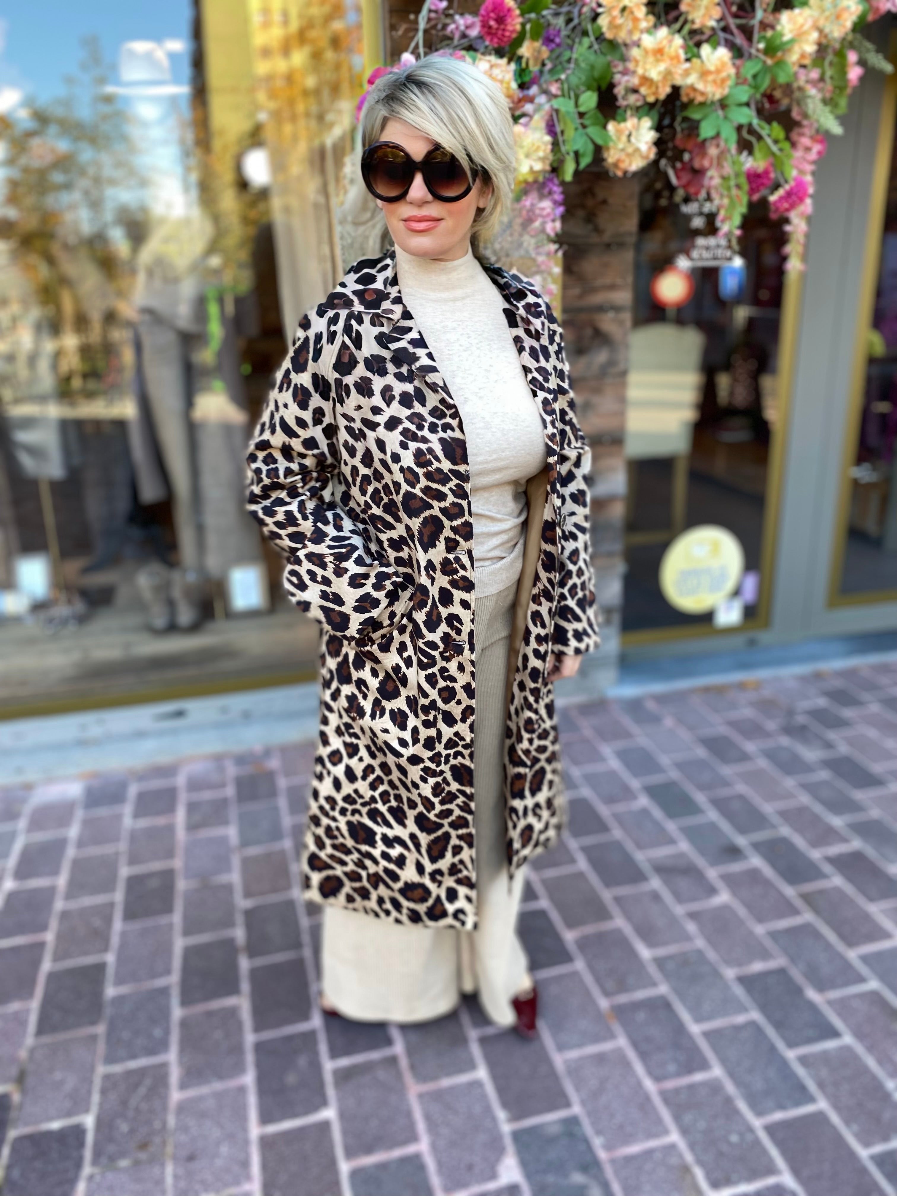 Trenchcoat/ regenjas  leopard SANDRINE