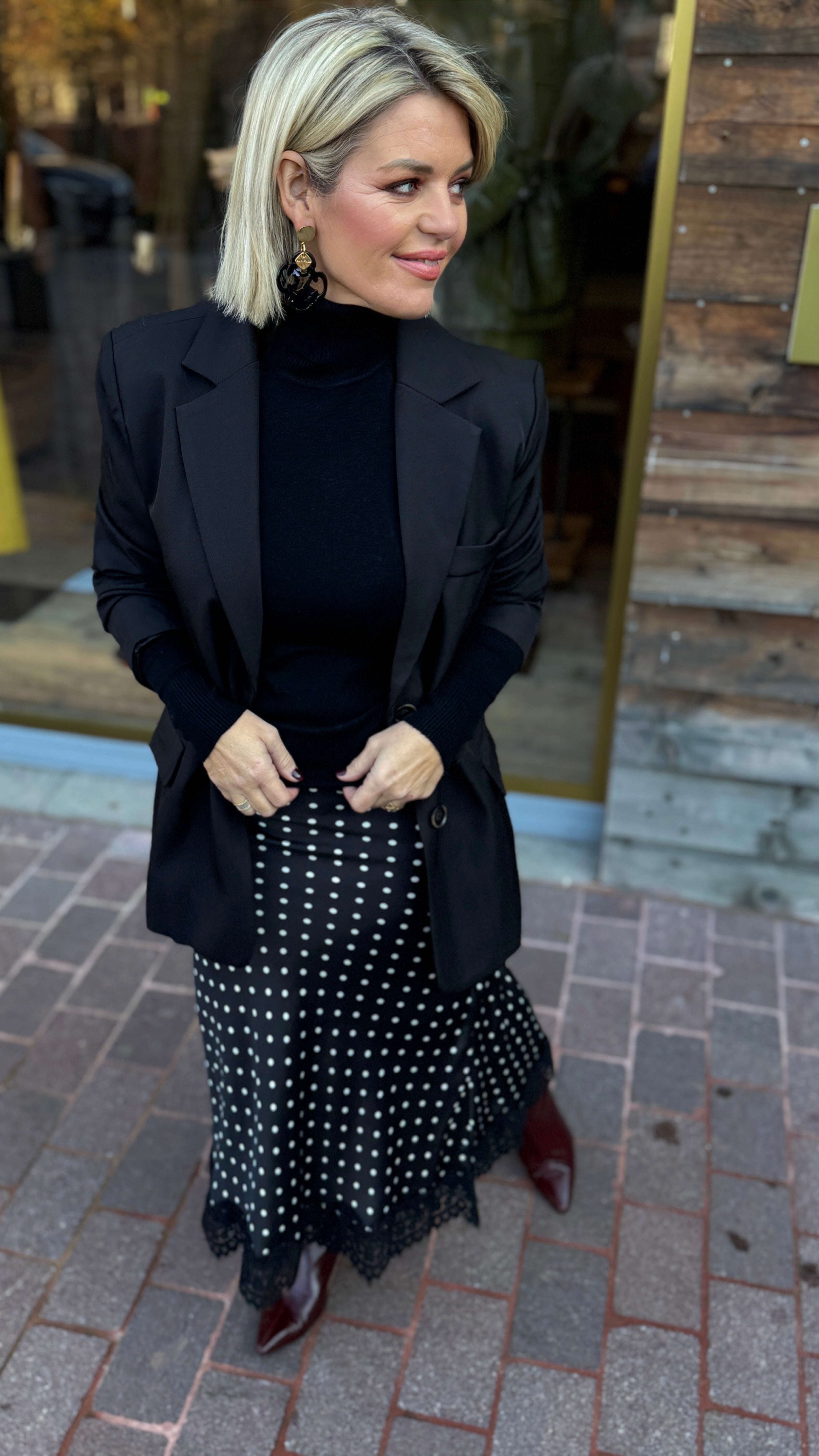 Oversized blazer zwart/JACKY