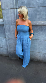 Afbeelding in Gallery-weergave laden, Jumpsuit strapless/ JUNE
