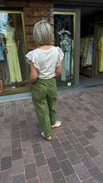 Afbeelding in Gallery-weergave laden, Broek/groen/ Paisley
