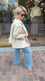 Afbeelding in Gallery-weergave laden, Blazer taupe/ JUSTINE
