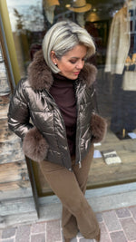 Afbeelding in Gallery-weergave laden, Jas/ brons/ELFI
