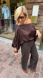 Afbeelding in Gallery-weergave laden, Satinlook blouse/ GIA
