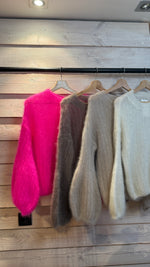 Afbeelding in Gallery-weergave laden, Mohair trui/ ballonmouw
