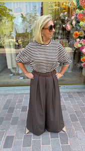 T-Shirt Streep/ MARINE