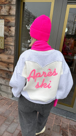 Afbeelding in Gallery-weergave laden, Sweater/ grijs/ APRÈS SKI
