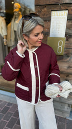 Afbeelding in Gallery-weergave laden, Doorstikte jas/KARLIJN
